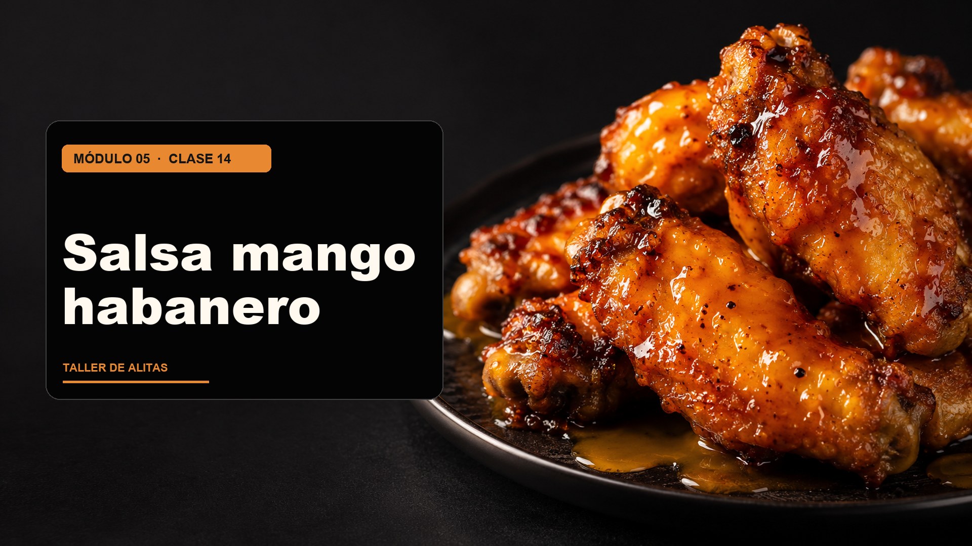 Alitas mango habanero