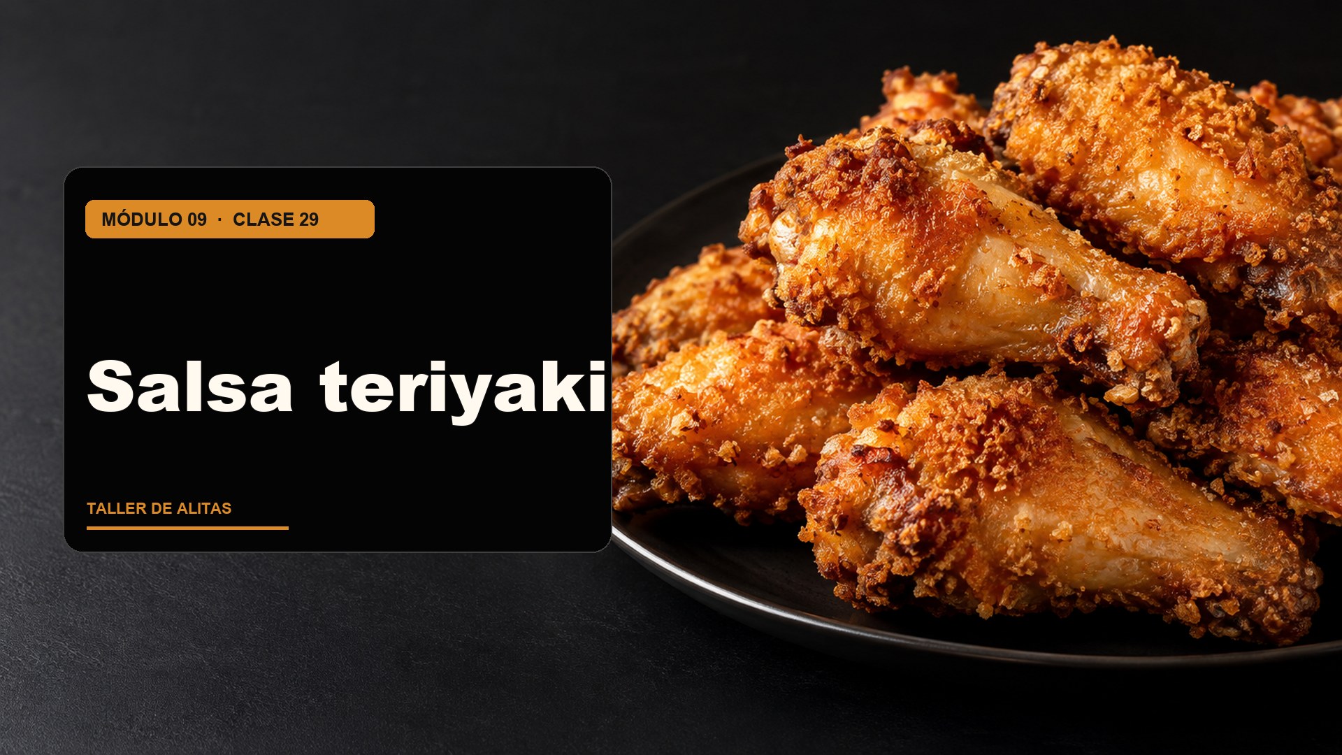 Alitas teriyaki
